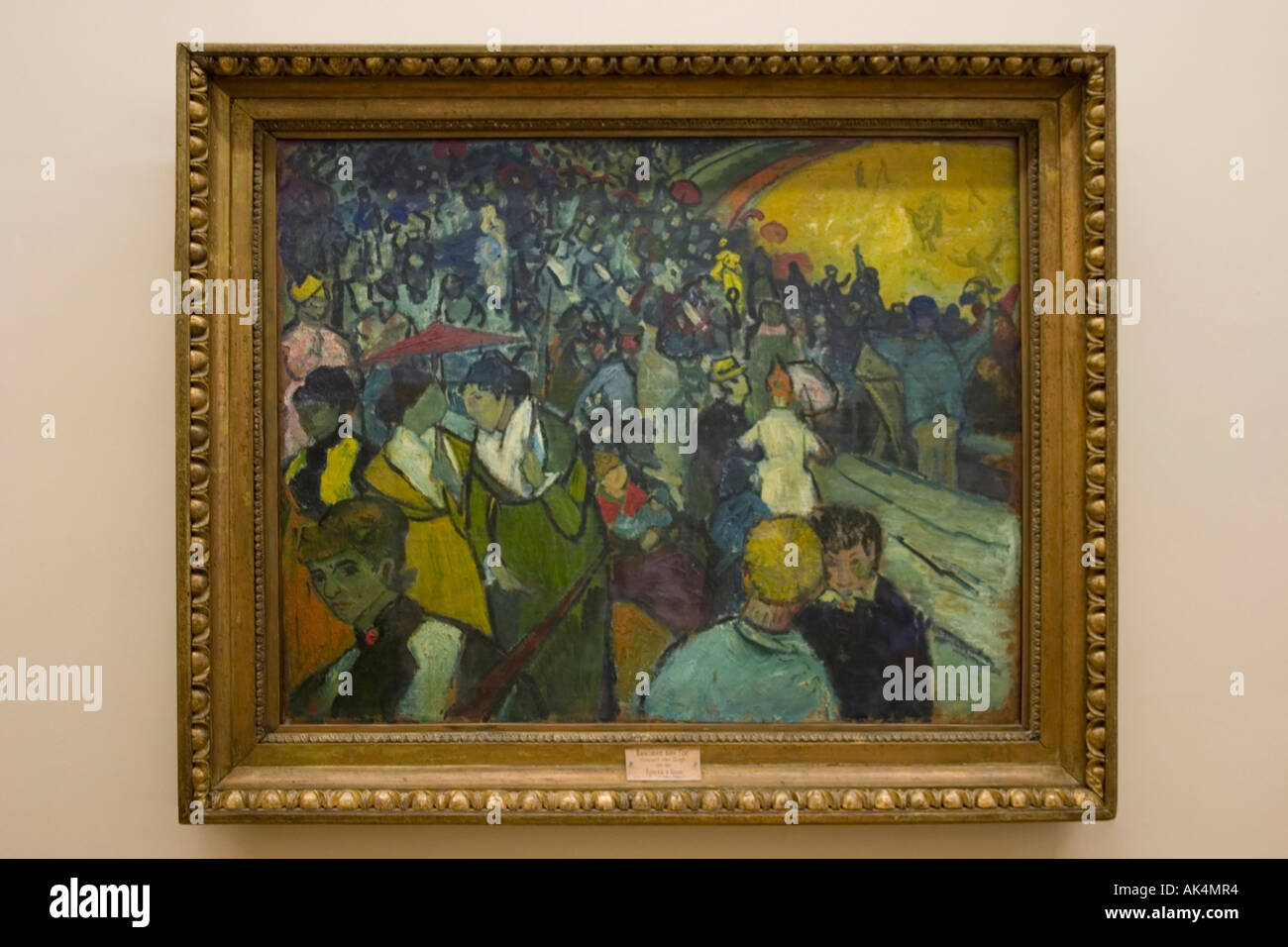 Arena in Arles Malerei, Vincent Van Gogh, der Eremitage, St. Petersburg, Russland Stockfoto