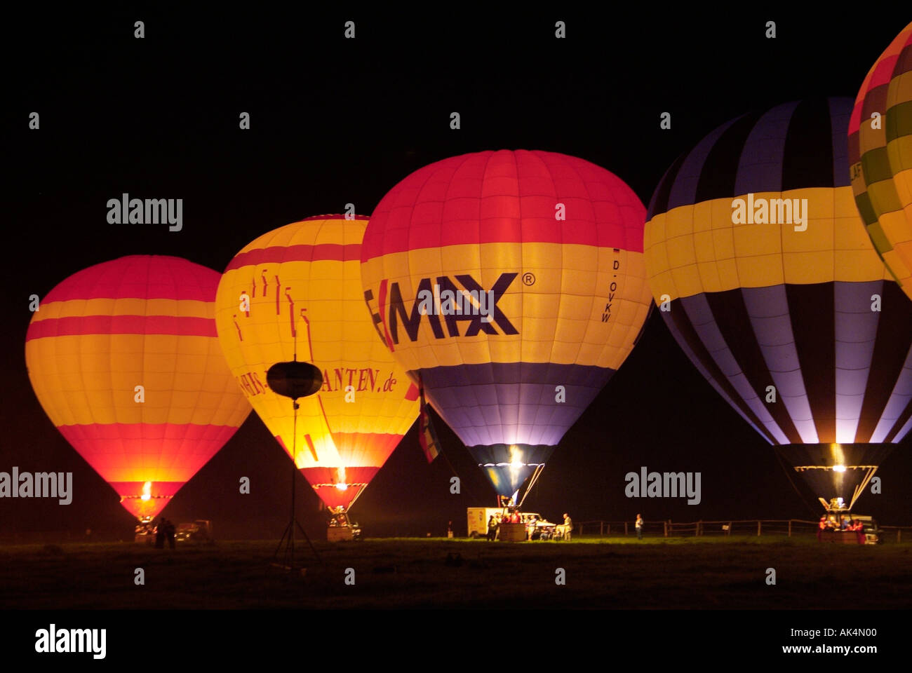 Ballon-Festival 2 9 05 4 9 05 in bienenbuettel Stockfoto