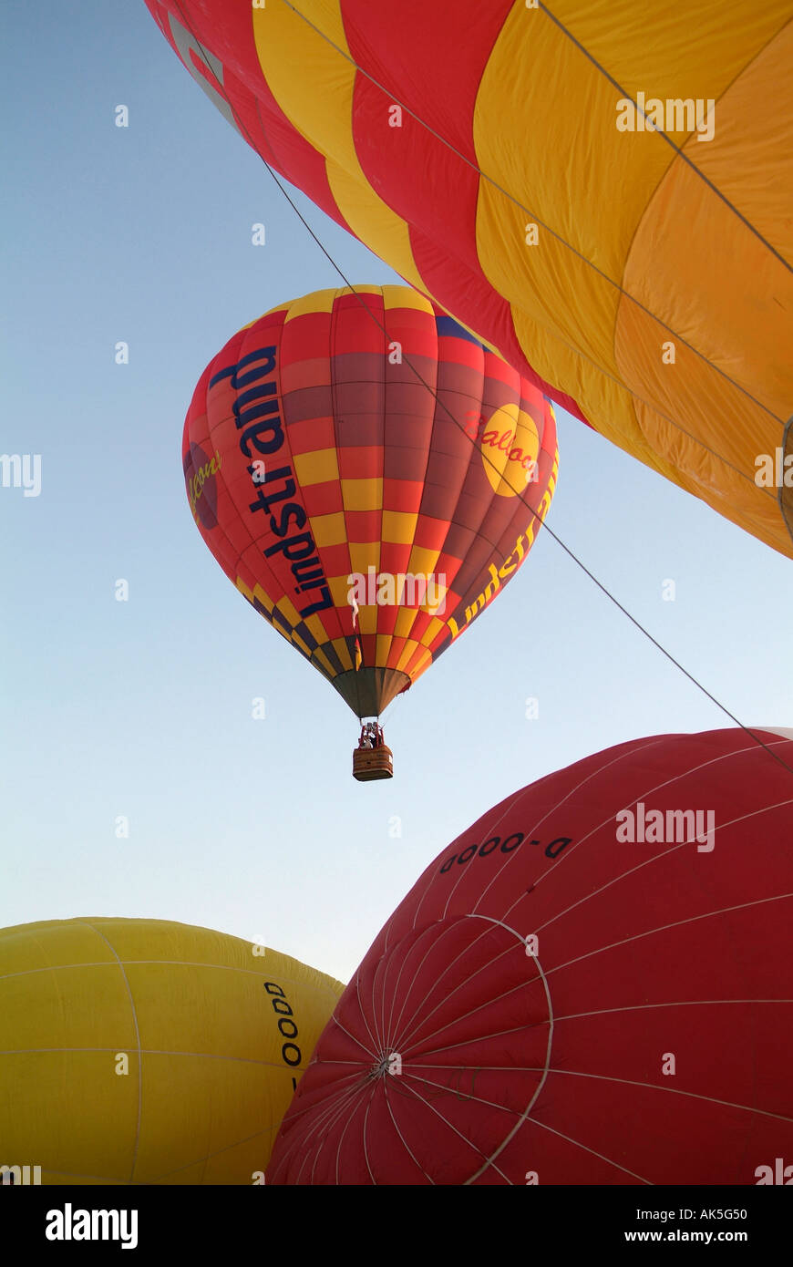 Ballon-Festival 2 9 05 4 9 05 in bienenbuettel Stockfoto