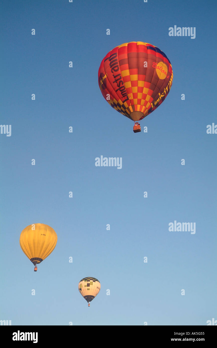 Ballon-Festival 2 9 05 4 9 05 in bienenbuettel Stockfoto