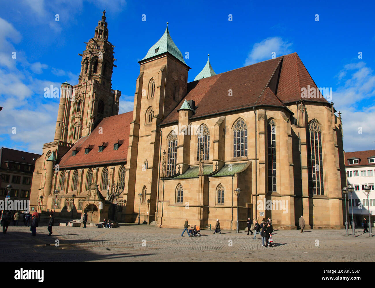Kilians Kirche / Heilbronn Stockfoto