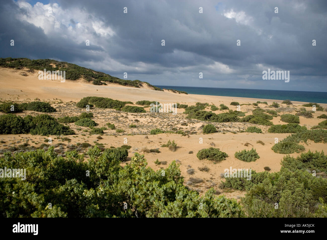 Costa Verde Sardinien Italien Stockfoto