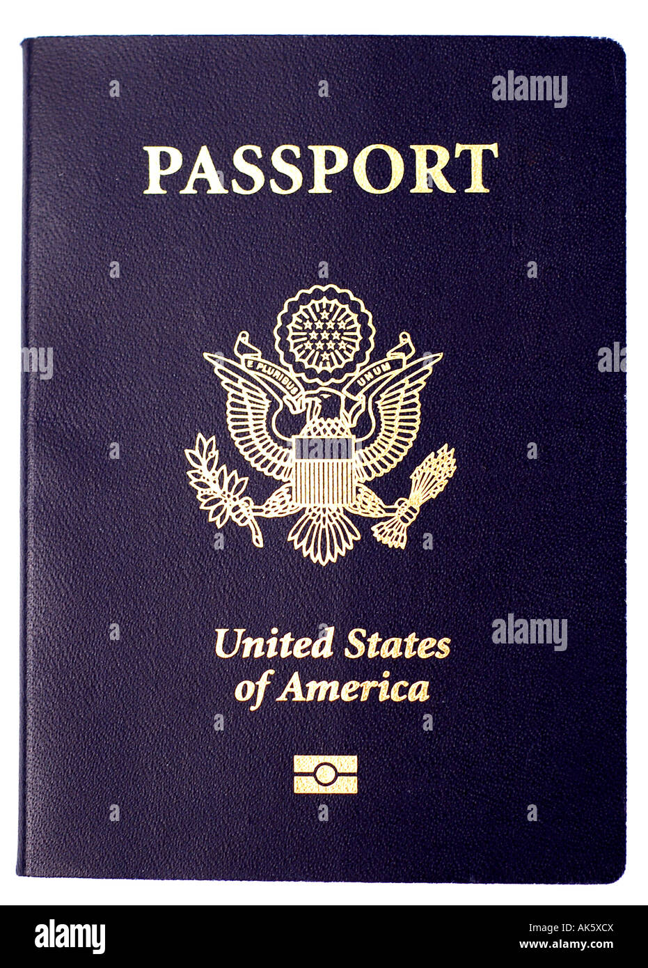 Das Cover von einem neuen 2007 US-Pass Stockfoto