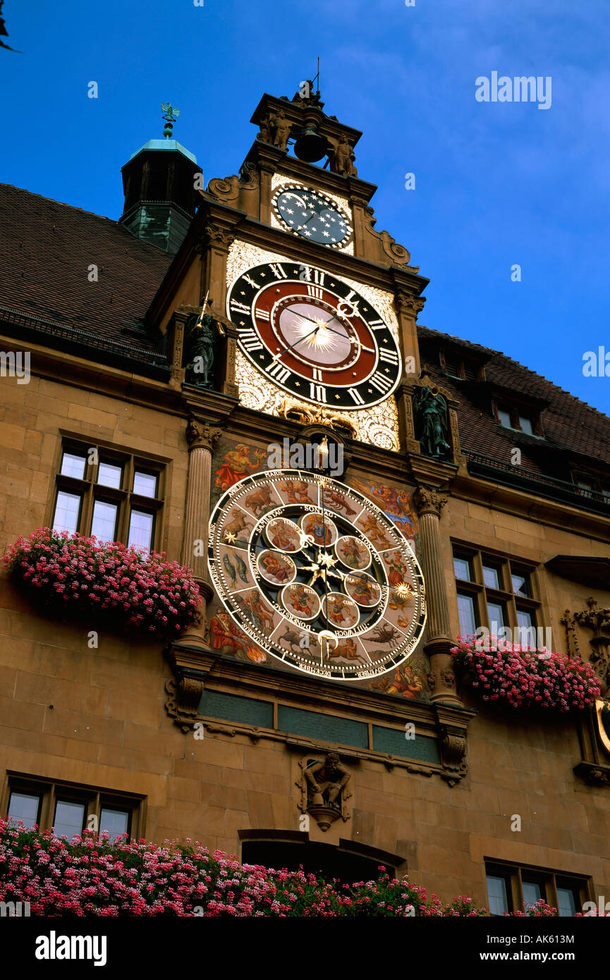Rathaus / Heilbronn Stockfoto