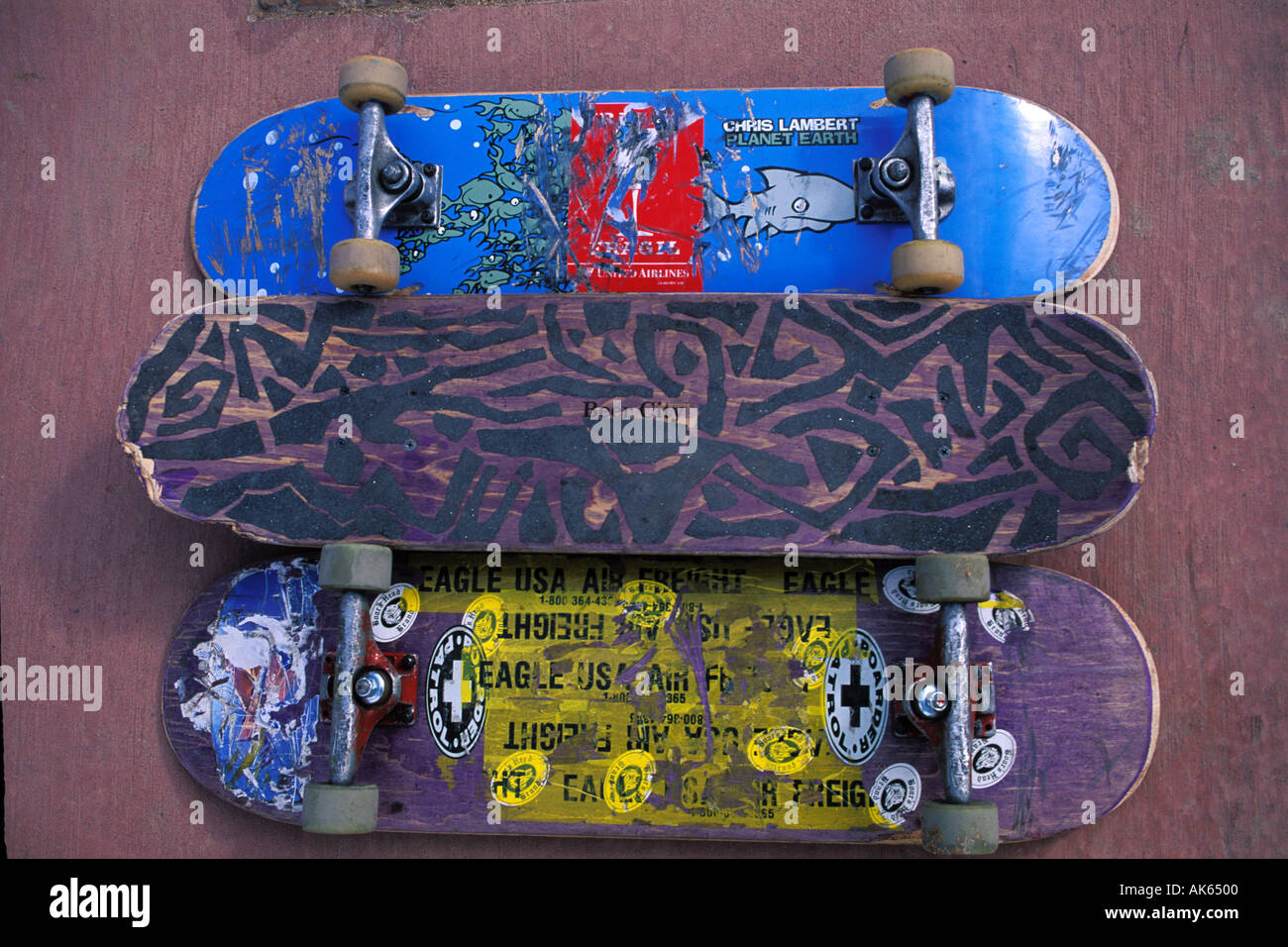 Skateboards Stockfoto