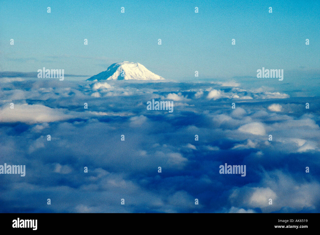 Washington, Mount Adams, Kaskade-Strecke Stockfoto