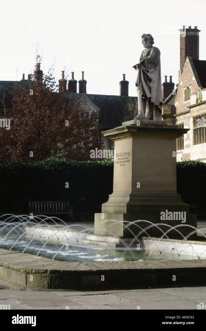 Statue von William Etty R A außerhalb York Kunstgalerie Stockfoto