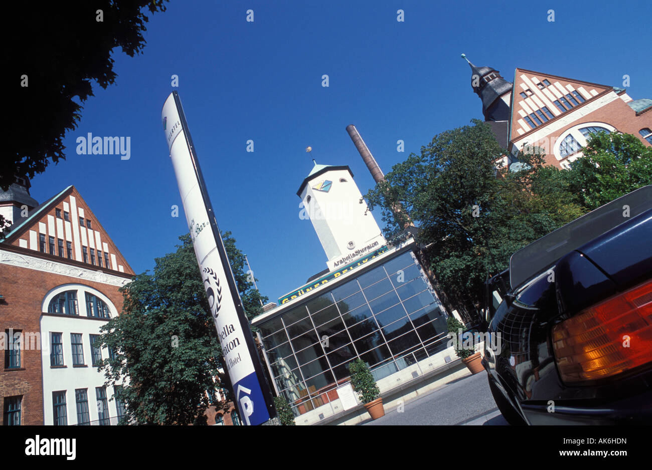 Pelikan-Viertel / Hannover Stockfoto