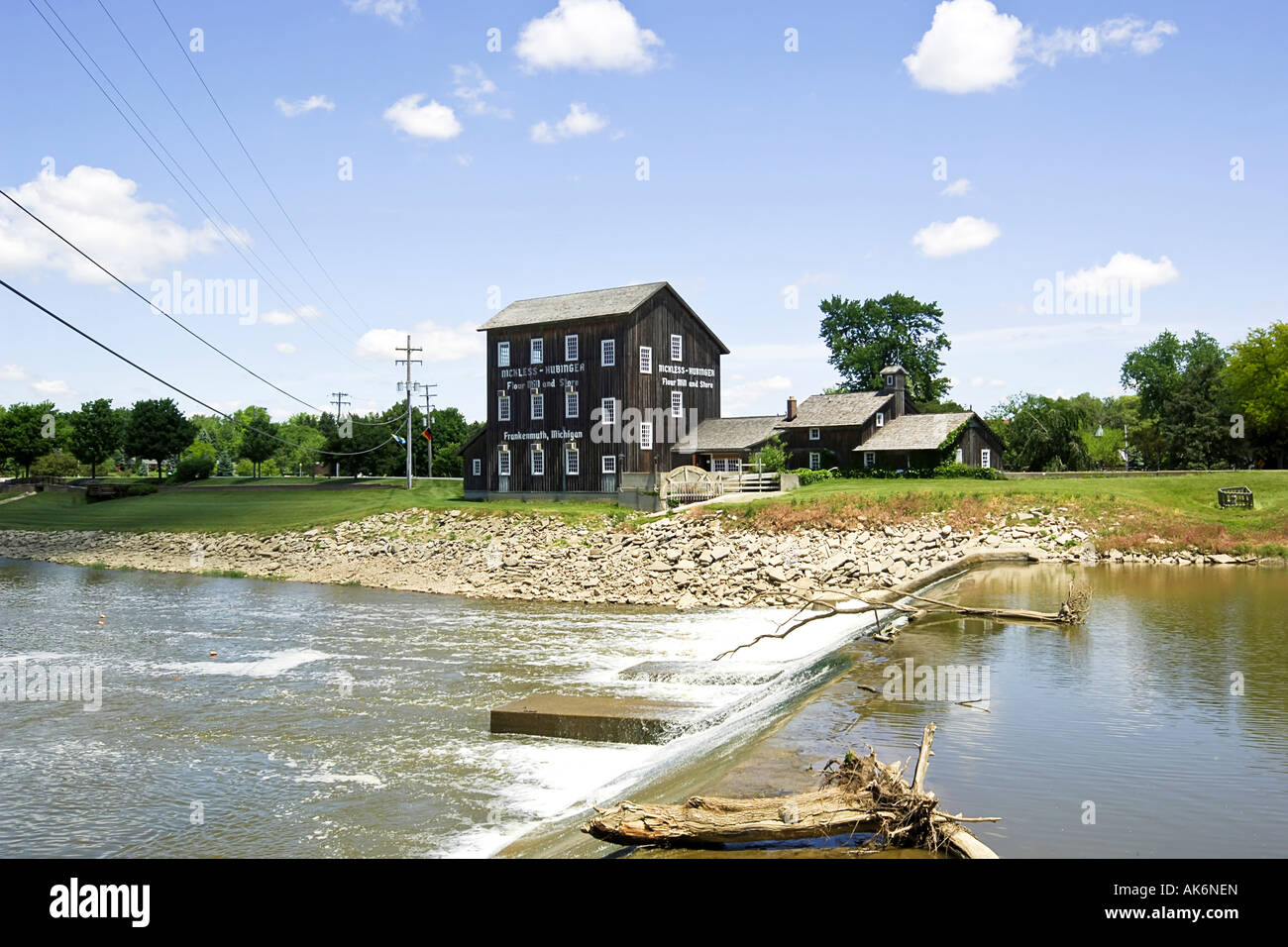 Nickless Hubinger Flour Mill und Shop in Frankenmuth Michigan MI Stockfoto