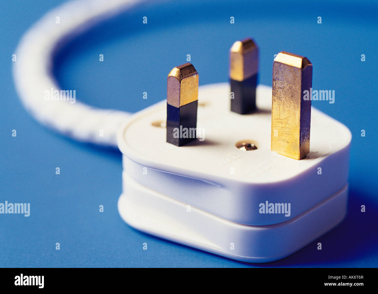 Bis leben. UK. Von Haushaltsgeräten. 13 A Elektrische Stecker. Stockfoto