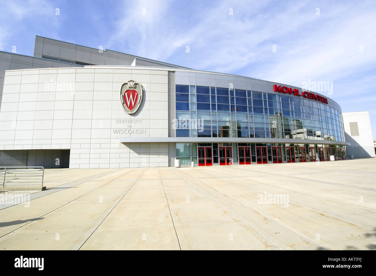 Die Kohl-Center auf dem Campus der University of Wisconsin-Madison WI Stockfoto