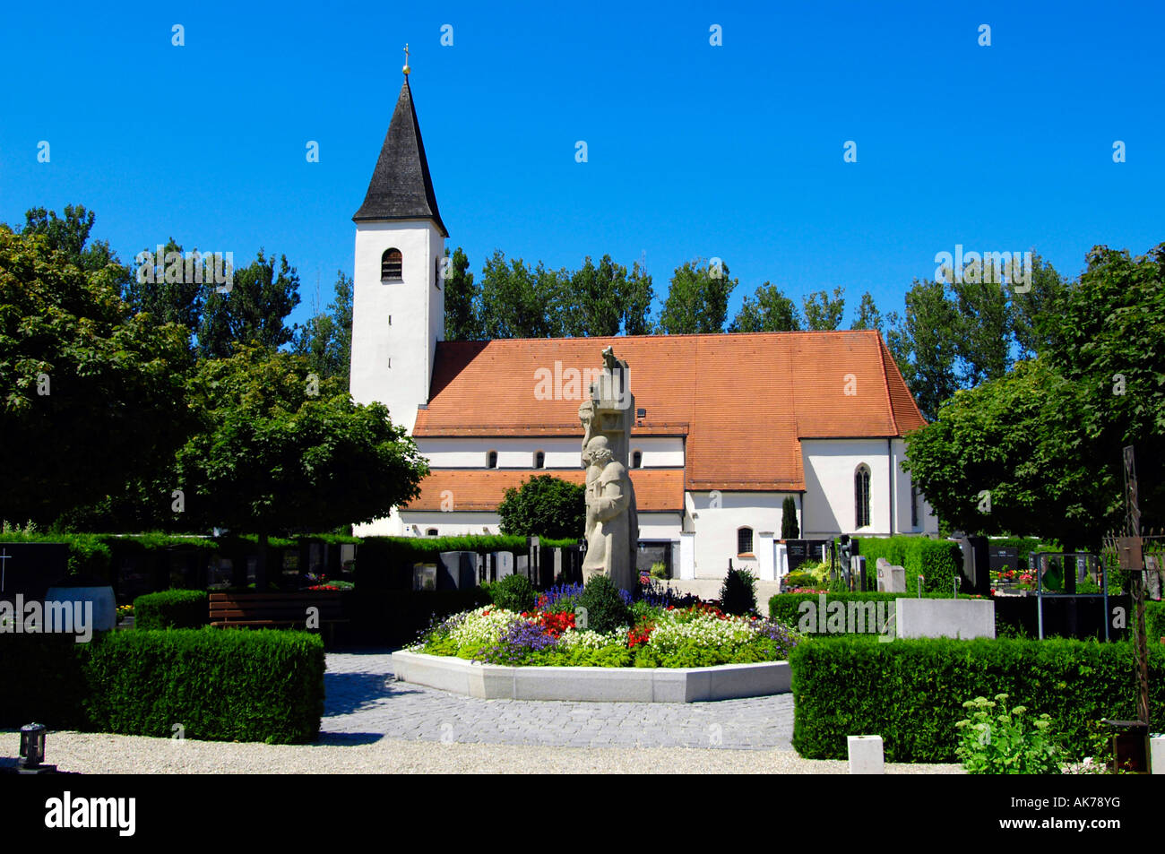 Kirche St. Jakob / Plattling Stockfoto