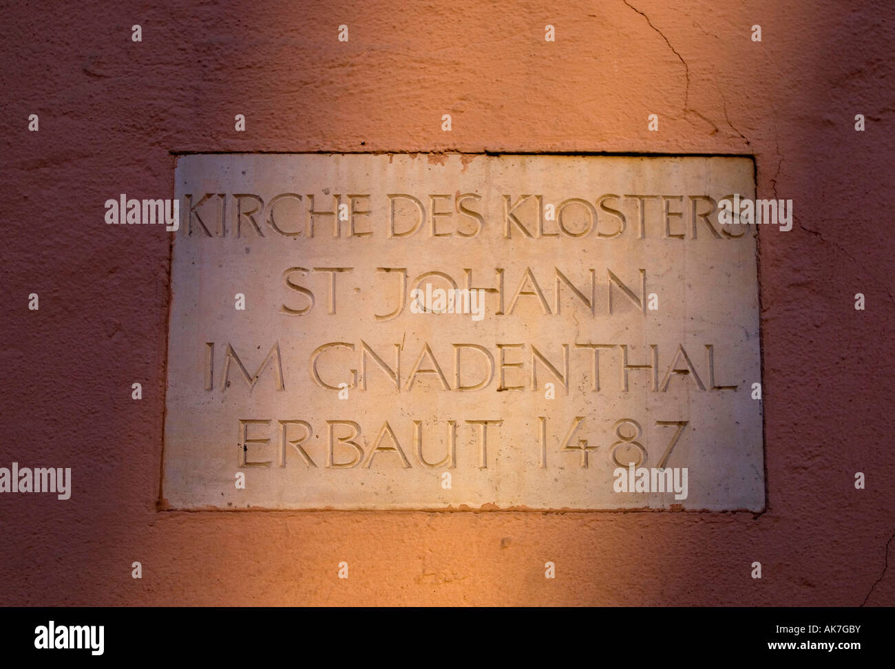 Kloster St. Johann / Ingolstadt Stockfoto