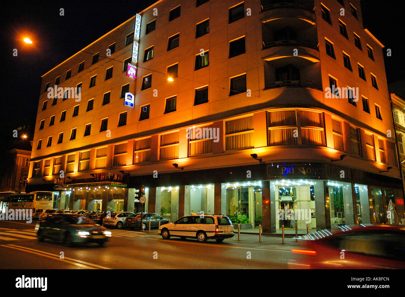 Best Western Premier Hotel Slon / Ljubljana Stockfoto