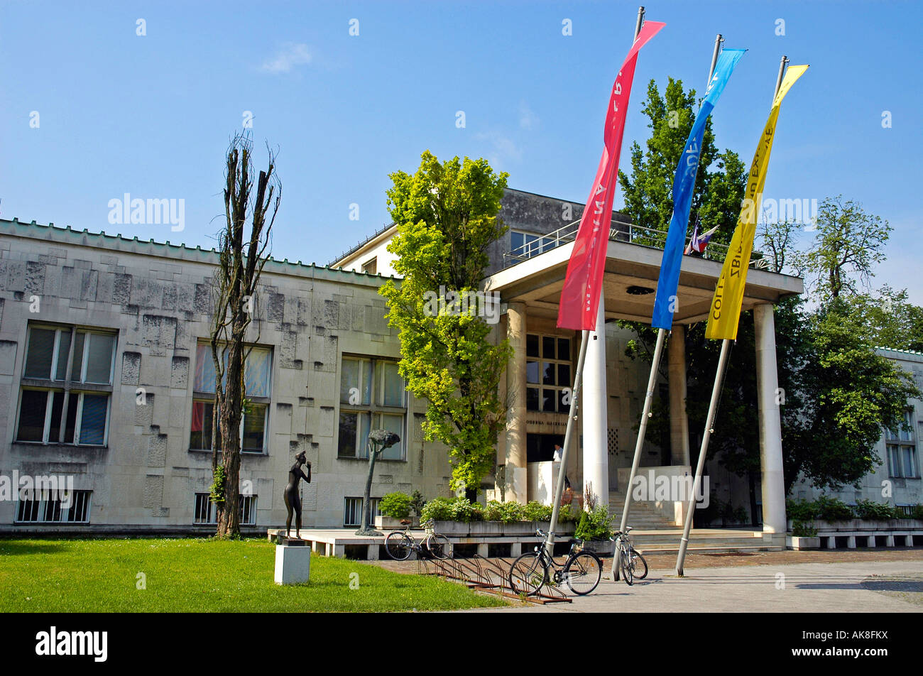 Moderne Galerie / Ljubljana Stockfoto