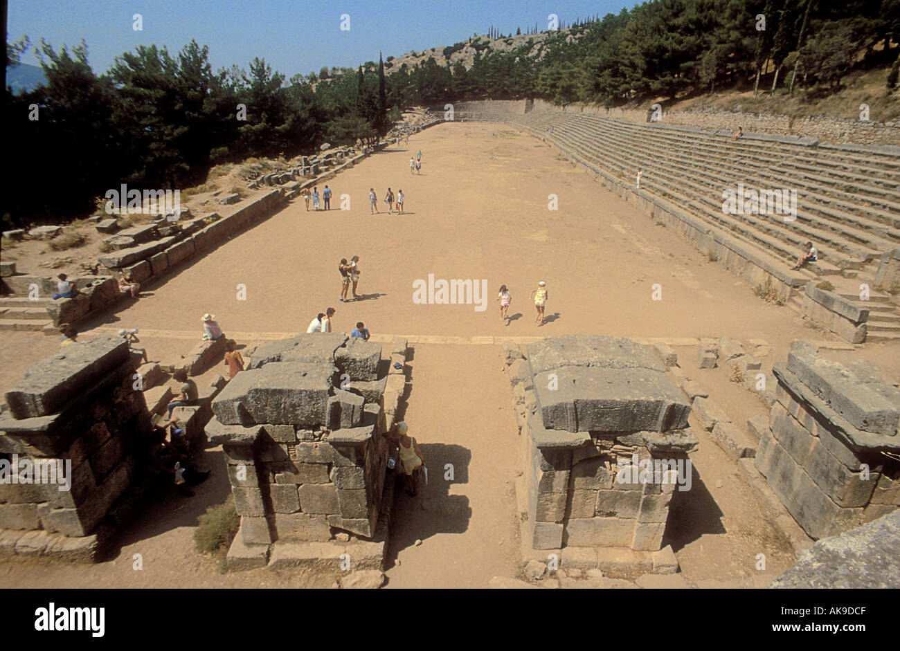 Die Website Der Ersten Olympischen Spiele Der Antike Am Mount