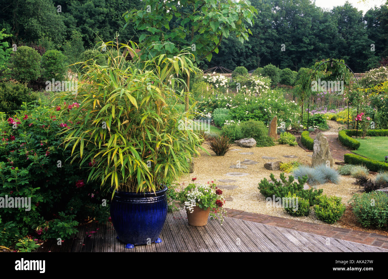 Gartengestaltung Mit Bambus, private hampshire gartengestaltung pamela woods golden bambus im, Design ideen
