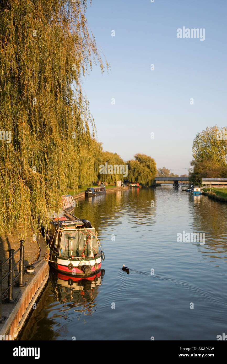 Die Liegeplätze am Quai D Orsay Ely Cambridgeshire Stockfoto