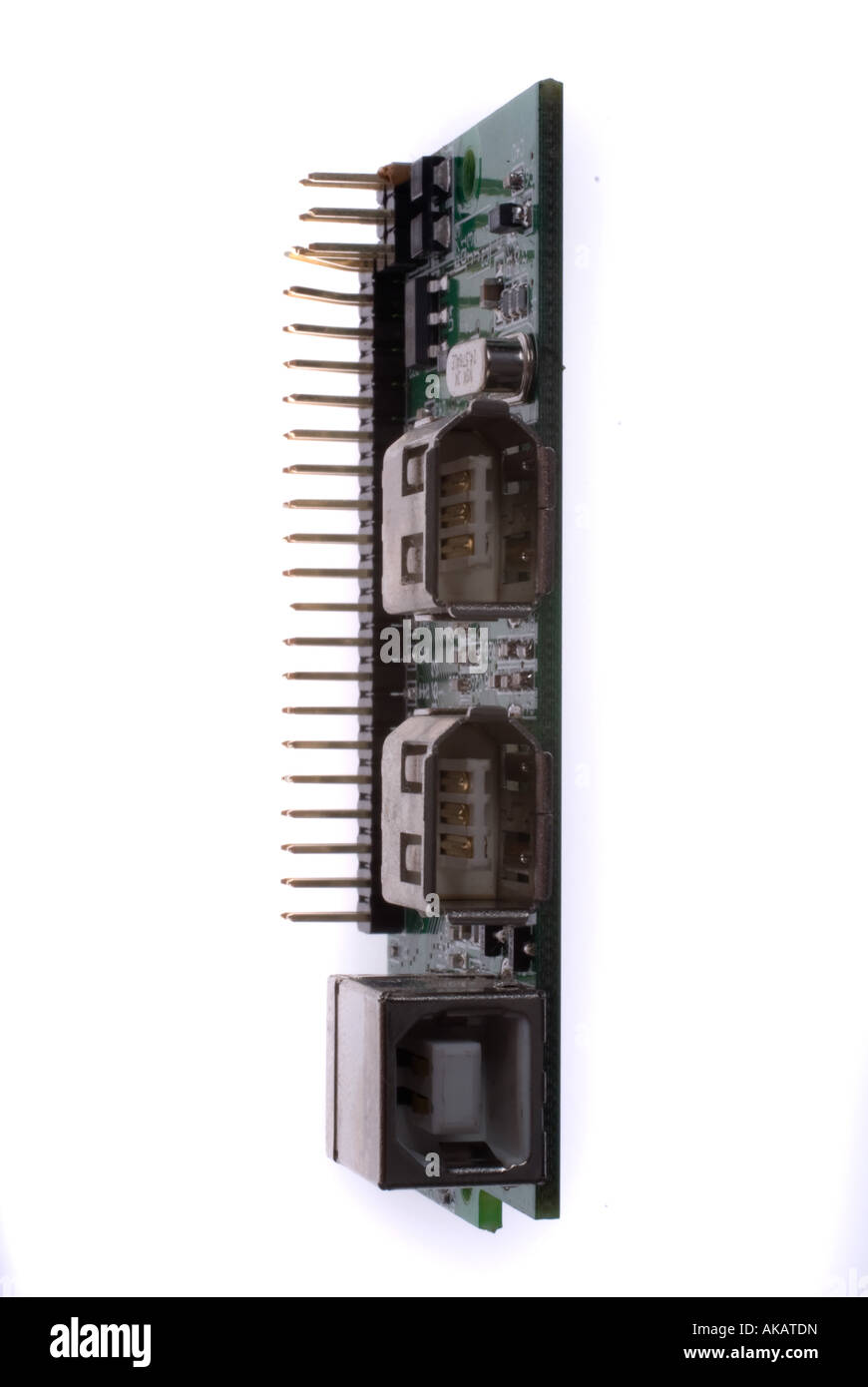 Objekt-Firewire-Usb-Stecker Stockfoto