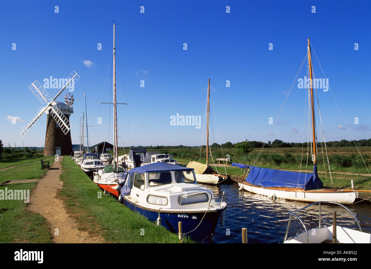 England, Norfolk, Norfolk Broads, Horsey Mühle Stockfoto