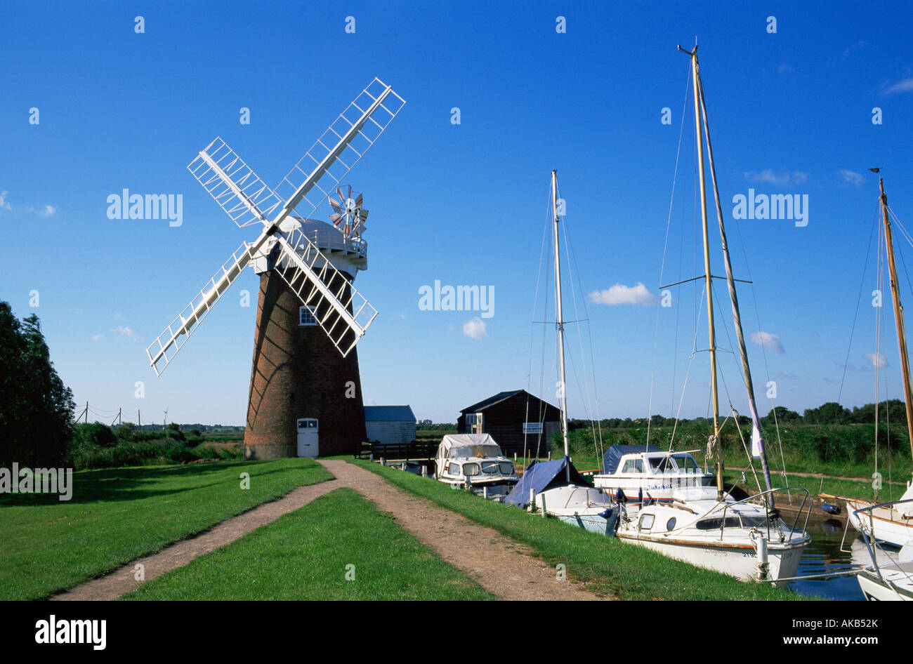 England, Norfolk, Norfolk Broads, Horsey Mühle Stockfoto
