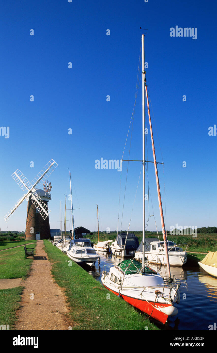 England, Norfolk, Norfolk Broads, Horsey Mühle Stockfoto