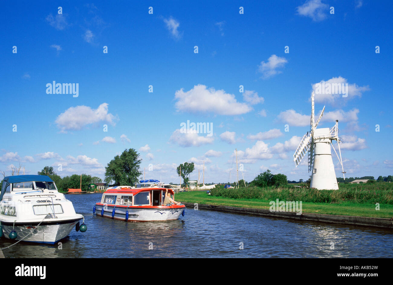 England, Norfolk, Norfolk Broads, Fluß Thurne Stockfoto