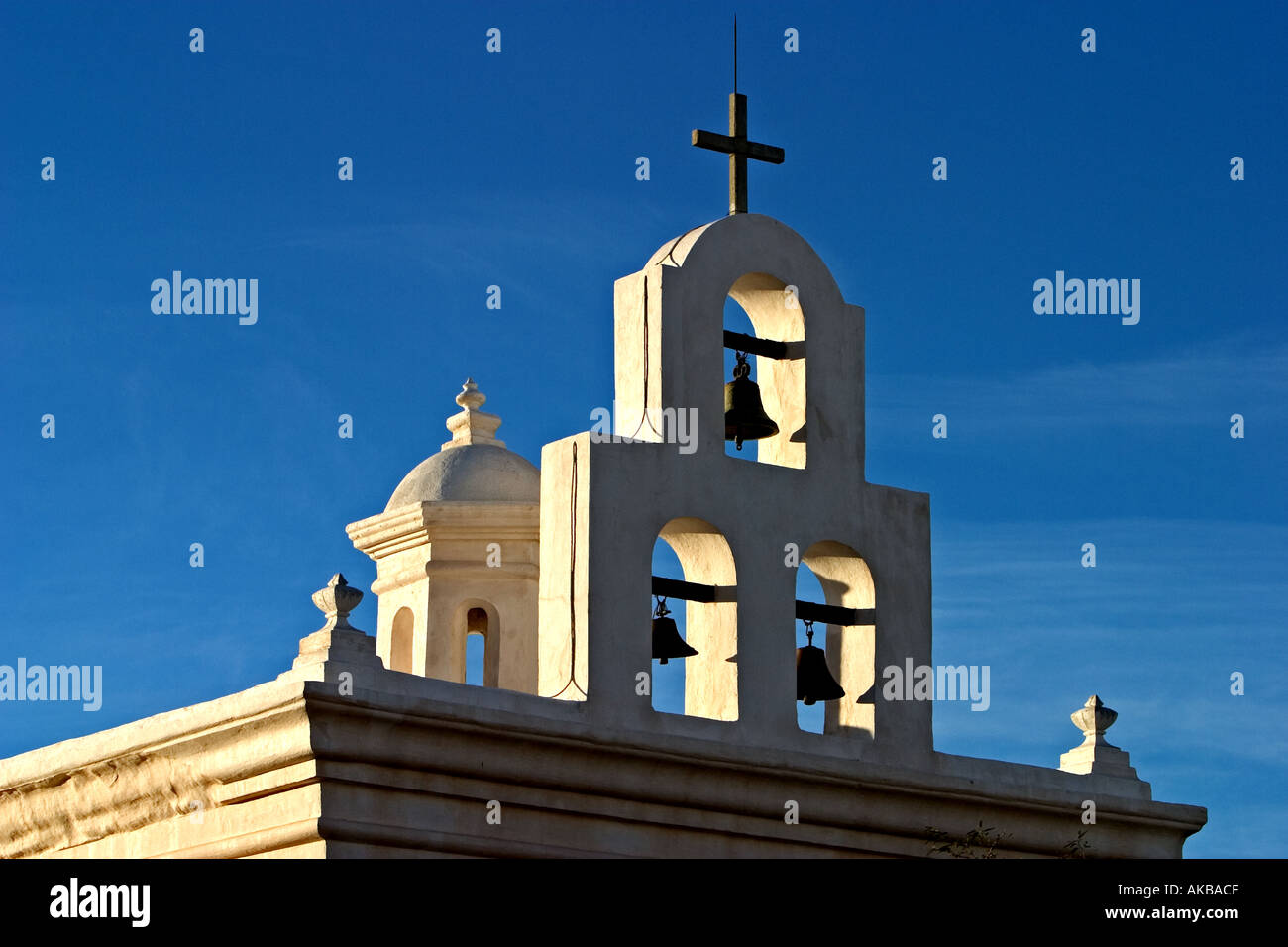 Kapelle des San Xavier Mission Tucson Arizona USA Stockfoto