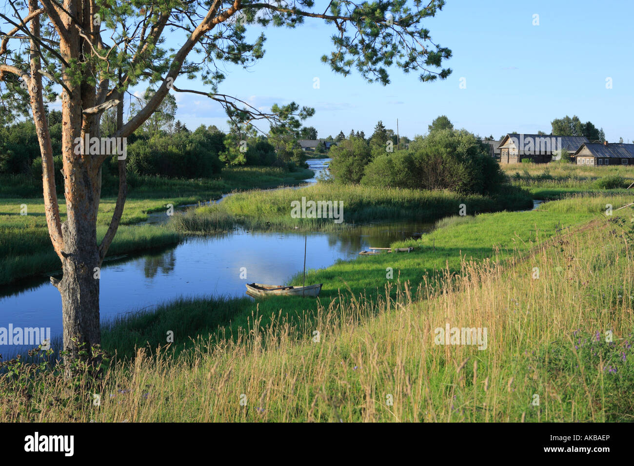 Tikhmanga, Region Archangelsk (Archangelsk), Russland Stockfoto