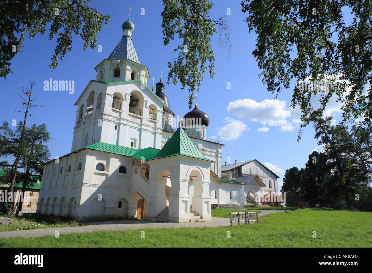 Iosifo-Volotskiy (Joseph-Wolokolamsk) Kloster, Teryaeva Sloboda, Moscow Region, Russland Stockfoto