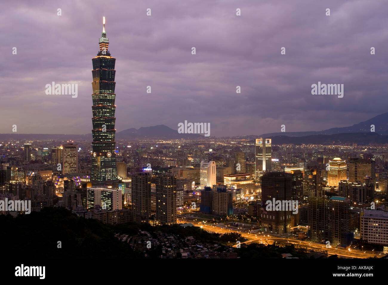 Taipei 101, Taipeh, Taiwan Stockfoto