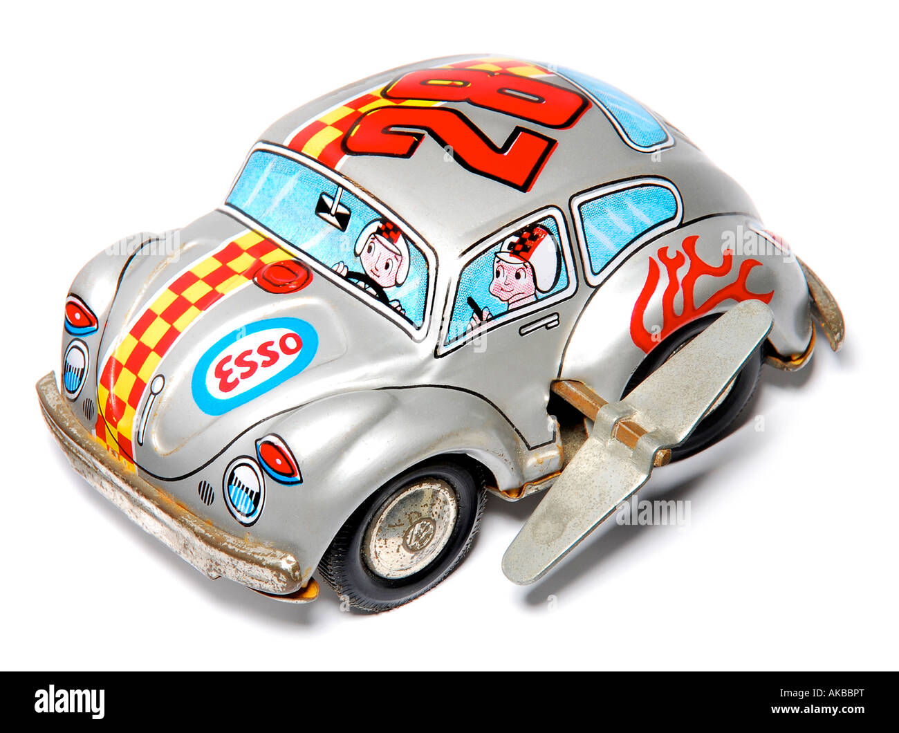 Bunte Esso Retro Spielzeug Volkswagen Käfer. Bild von Patrick Steel patricksteel Stockfoto