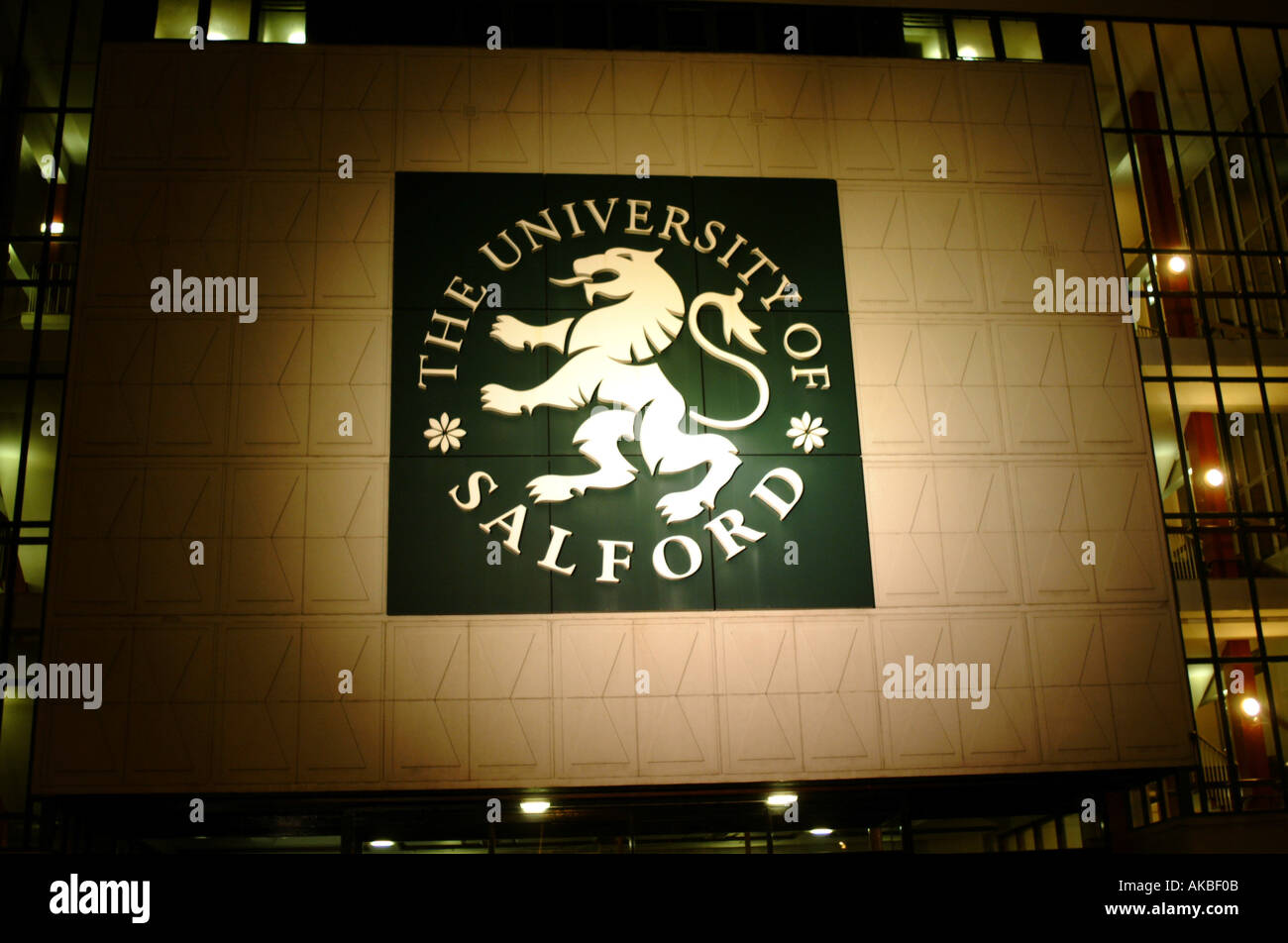 Salford Universität england Stockfoto