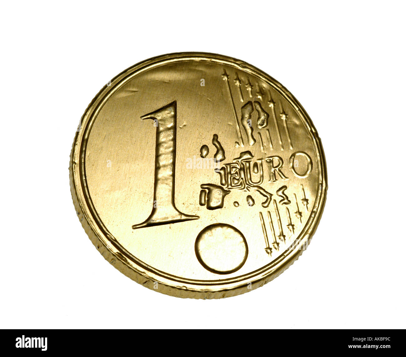 1-Euro-Münze Stockfoto