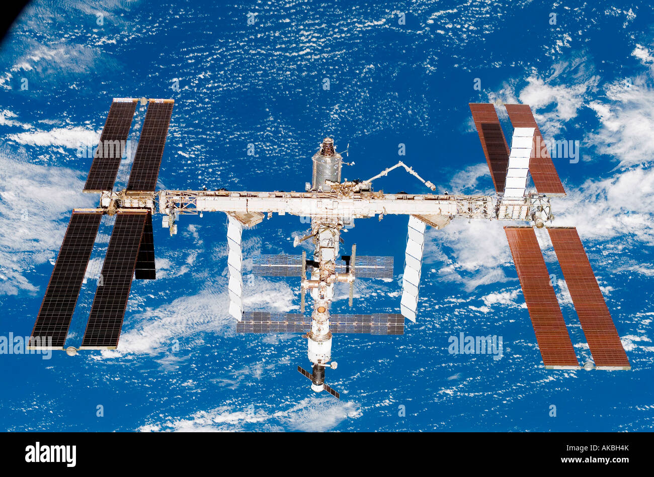 Die internationale Raumstation Stockfoto