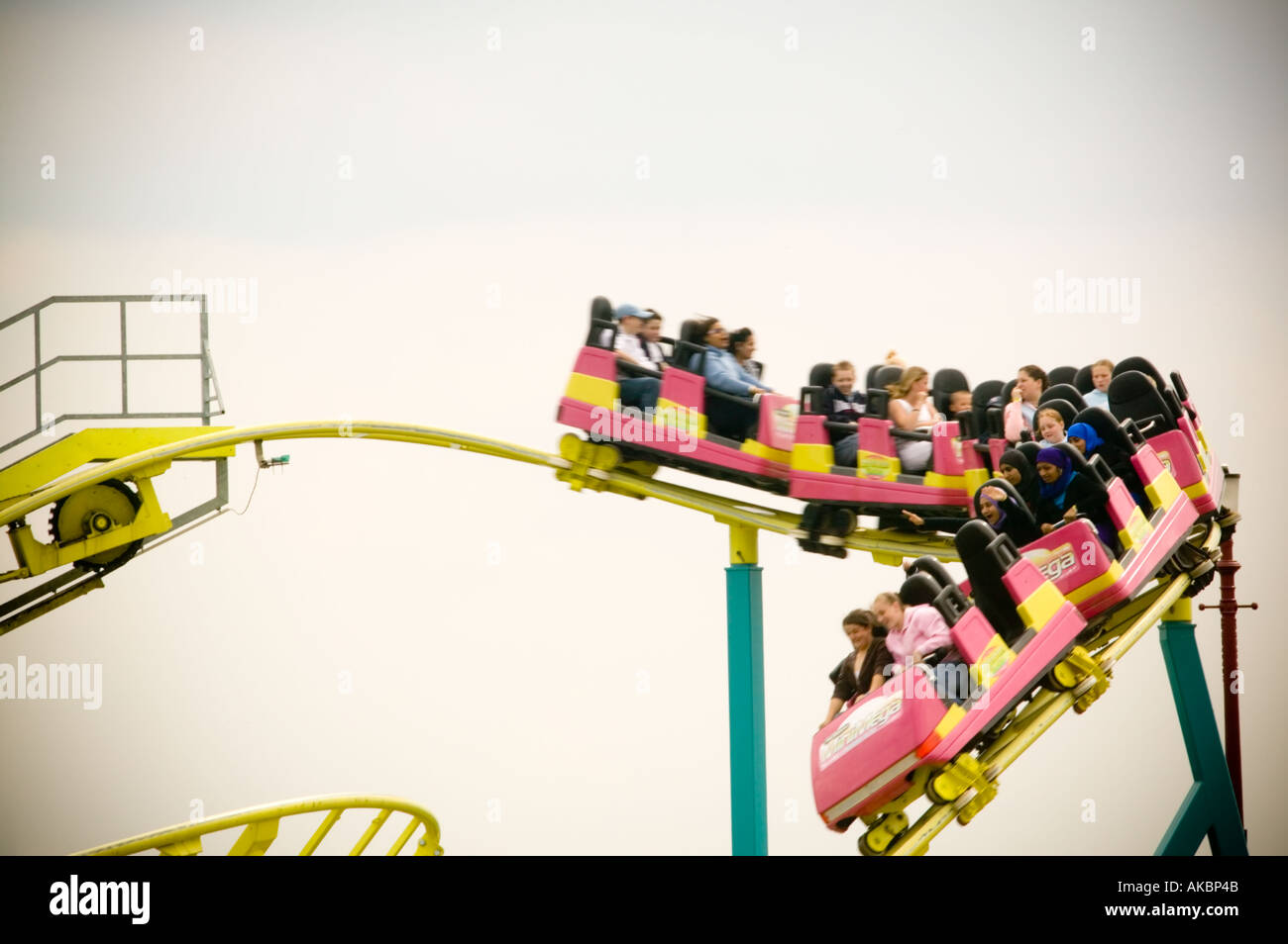 Messegelände fahren im Funland Southend Essex Stockfoto