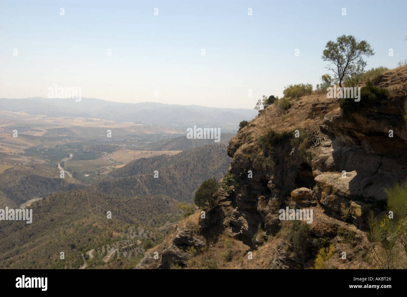 Desfiladero de Los Gaitanes, Andalusien, Spanien, Vista, Stockfoto