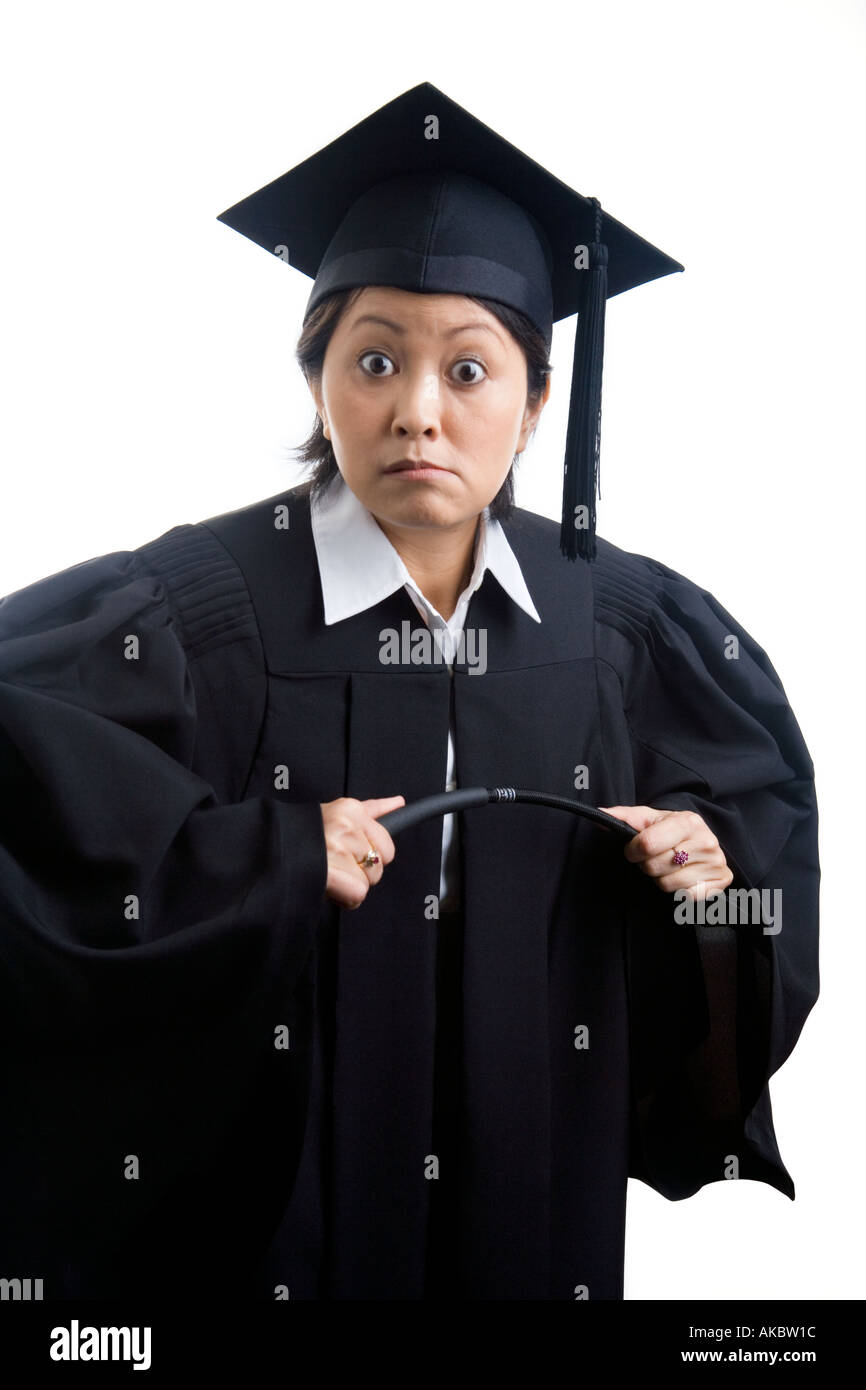 asiatische Schule Herrin Stockfoto