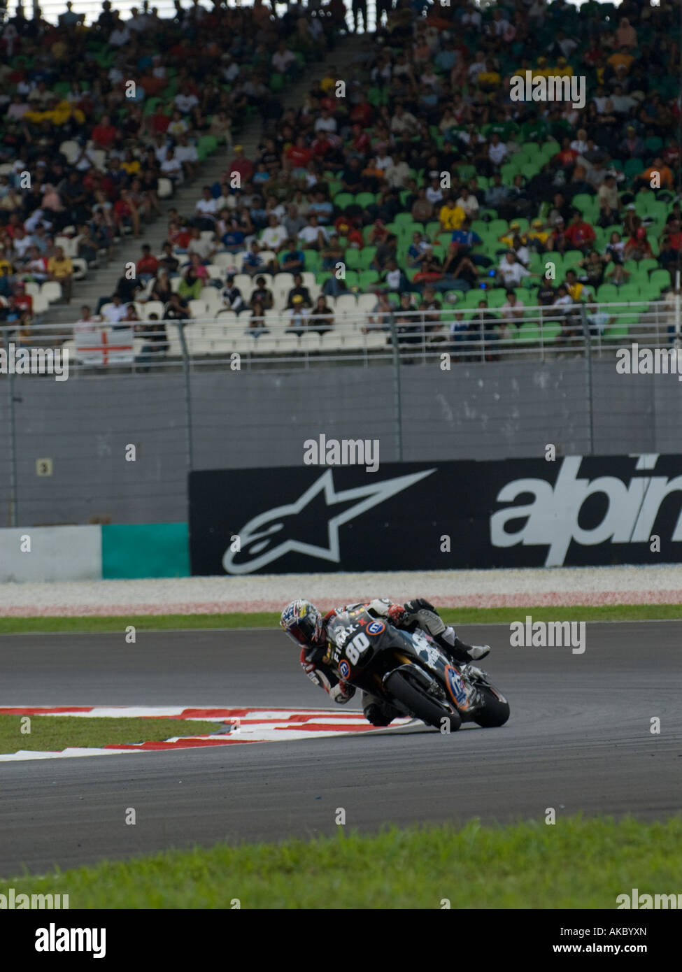 Amerikanische Kurtis Roberts Team Roberts 2007 Polini Malaysian Motorrad-Grand-Prix Strecke in Sepang Malaysia Stockfoto