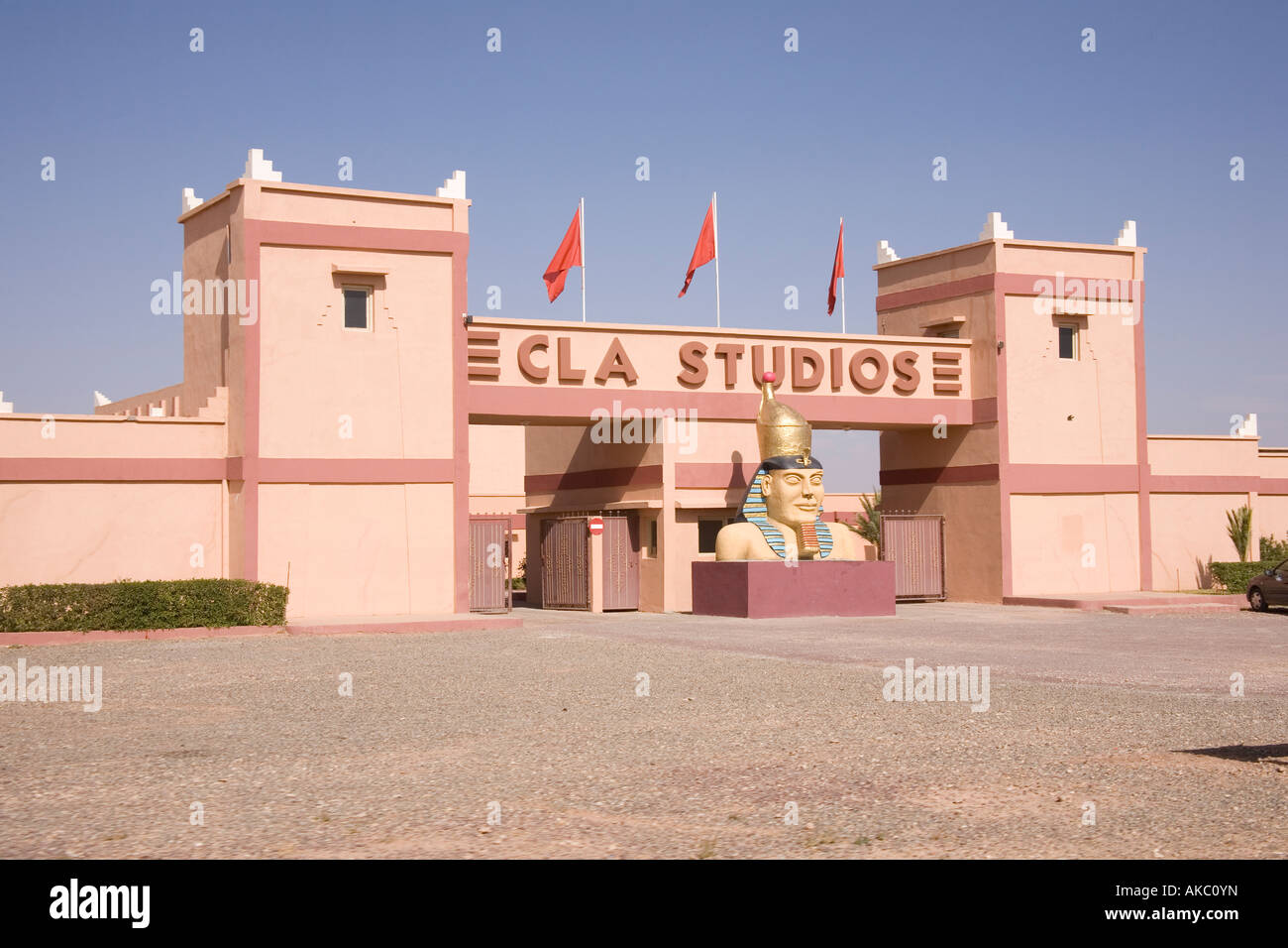 CLA Film Studios, Ouarzazate, Marokko, Nordafrika Stockfoto