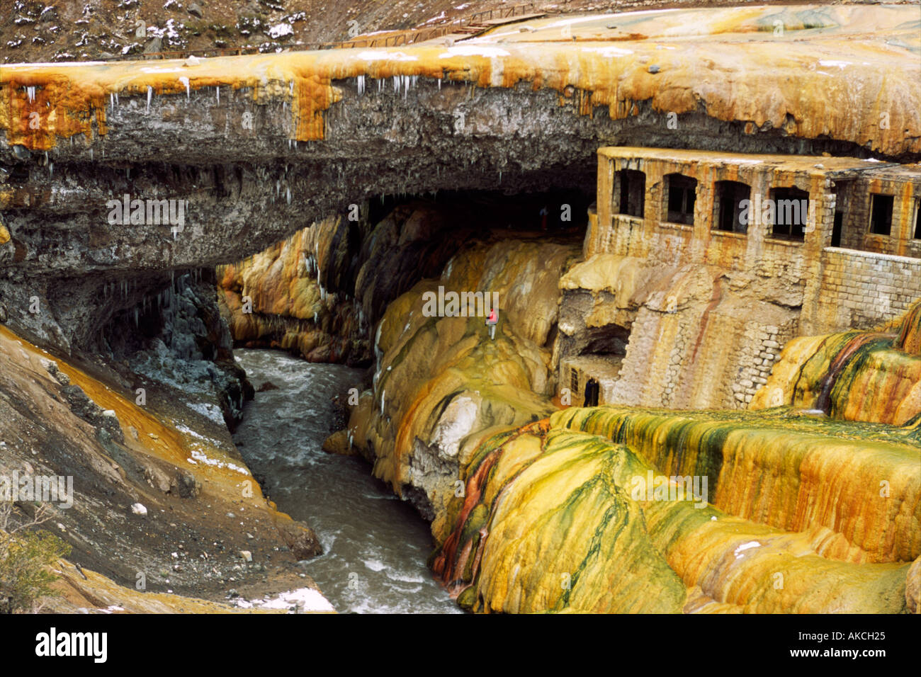 Puente Del Inca Mendoza Argentinien Stockfoto