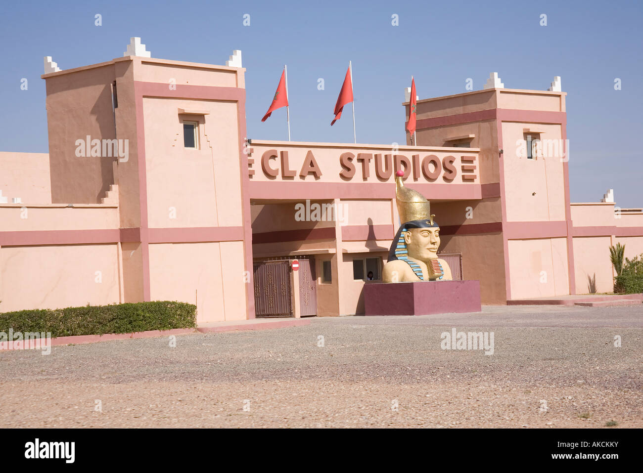 CLA Film Studios, Ouarzazate, Marokko, Nordafrika Stockfoto
