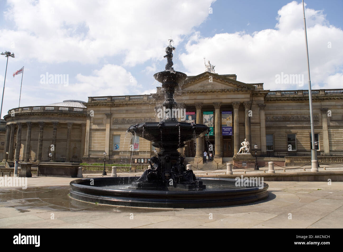 Der Walker Art Gallery in der William Brown Street, Liverpool, England Stockfoto