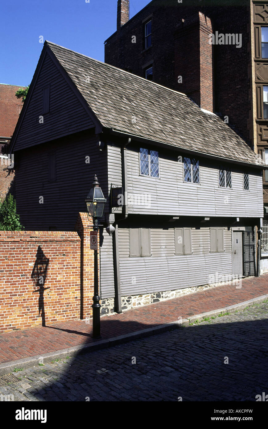 Paul Revere House am Nordende von Boston Stockfoto