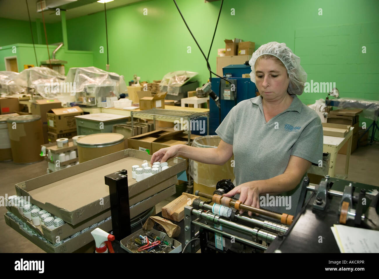 Arzneimittelherstellung Stockfoto