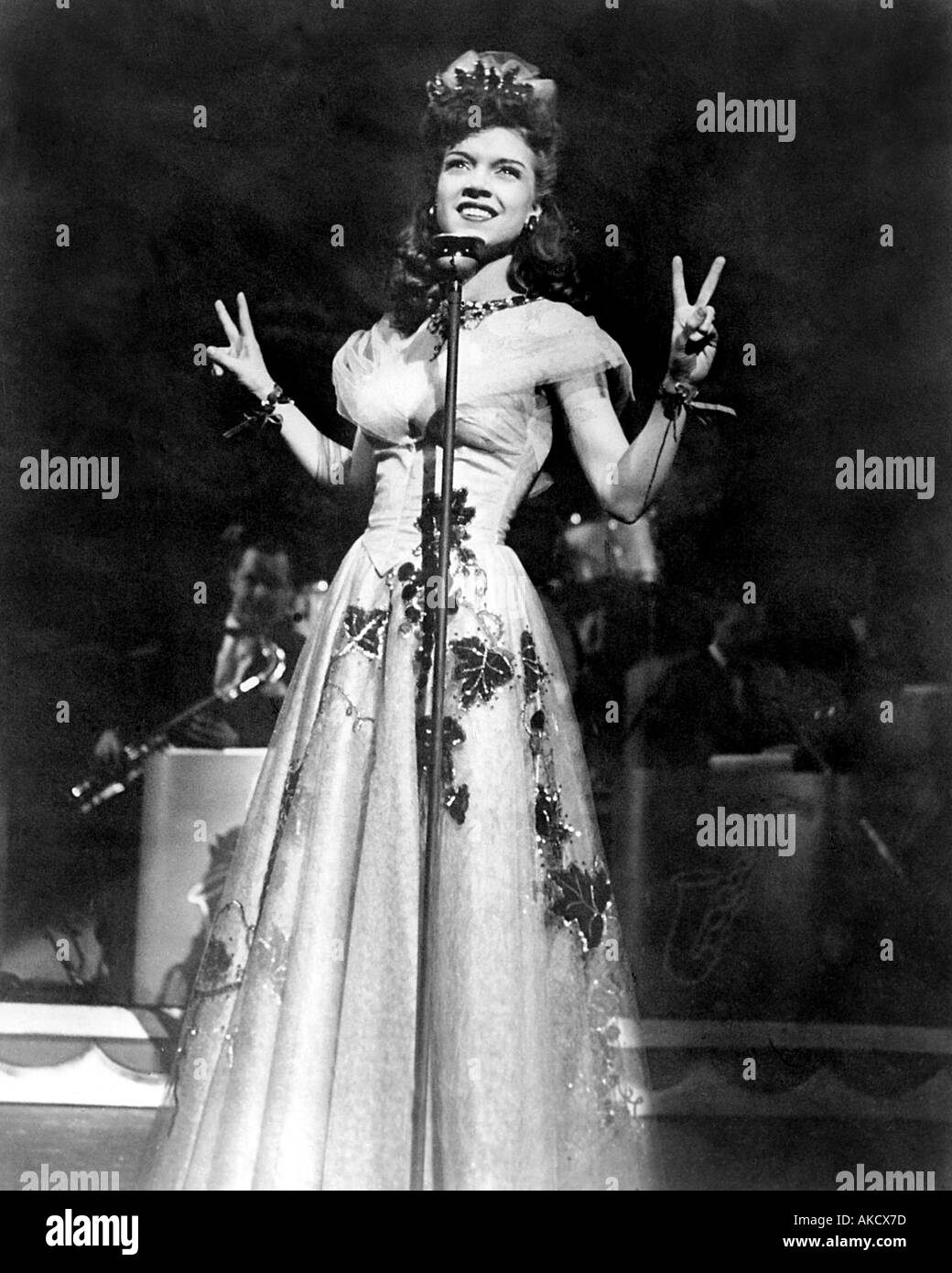 ELLA MAE MORSE amerikanische Sängerin in den 1940er Jahren populär Stockfoto