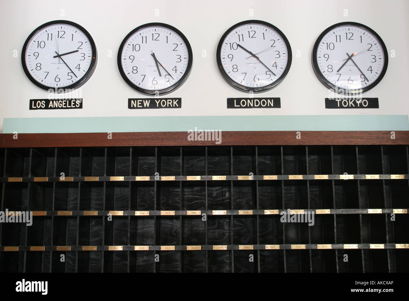 Avalon Hotel Miami Beach Florida Ocean Drive Lobby Rezeption Uhren