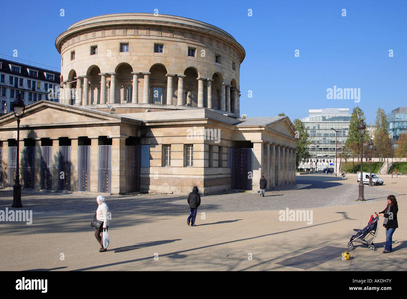 Frankreich Paris Rotonde De La Villette Stockfoto