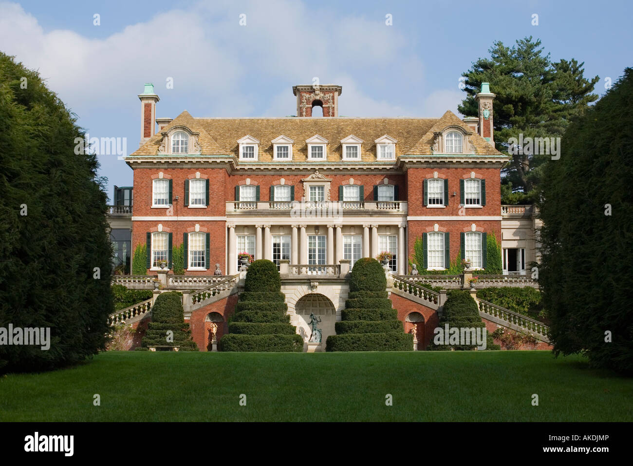 Old Westbury Gardens feinsten Englischen Garten in USA Nassau County Long Island New York Stockfoto