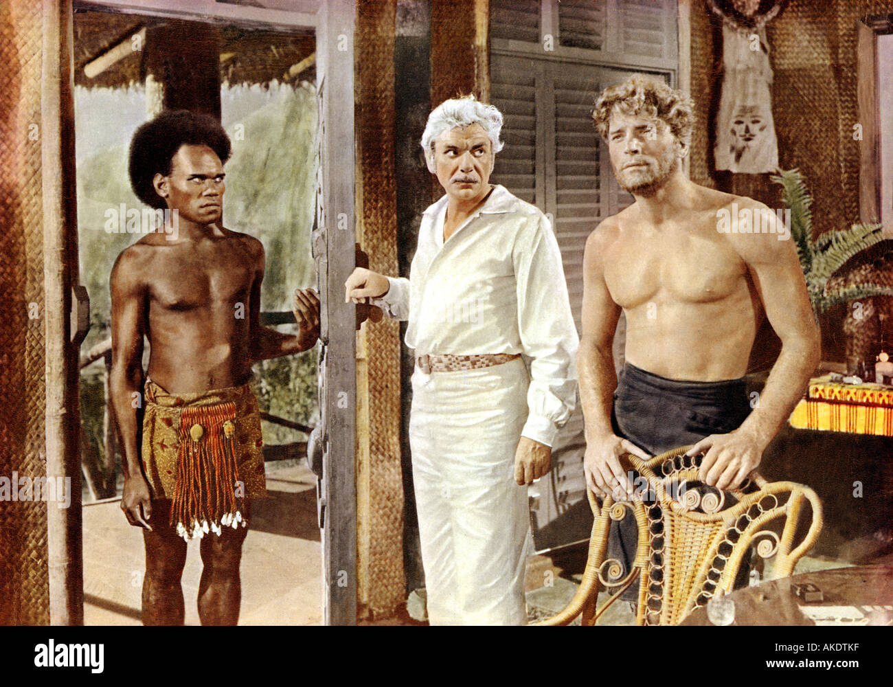 SEINE Majestät O KEEFE 1954 Warner-Film mit Burt Lancaster auf der rechten Seite Stockfoto